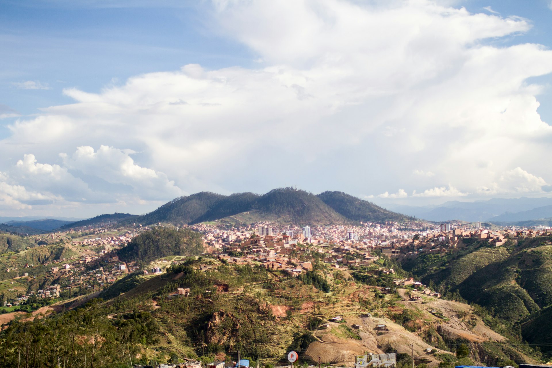 Modern residential building in Bolivia